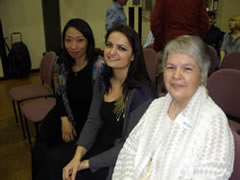 Yoko, Lana and Roma at Lunchtime concert Cardiff