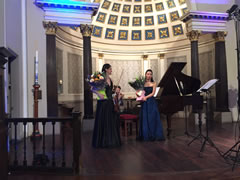 World premiere of violin sonata E-Motions on 13th April 2016 in Blackheath London as part of the chamber music festival. Soloists Lana Trotovsek violin  and Yoko Misumi piano were outstanding and the audience were enraptured and captivated by this beautiful music.