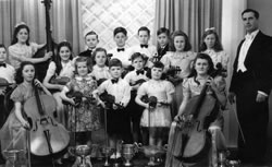 Roma's father and his junior orchestra mid 1950’s